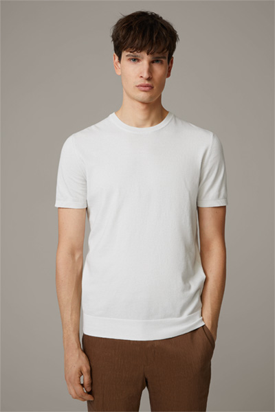 T-shirt en maille Vincent, gris pastel