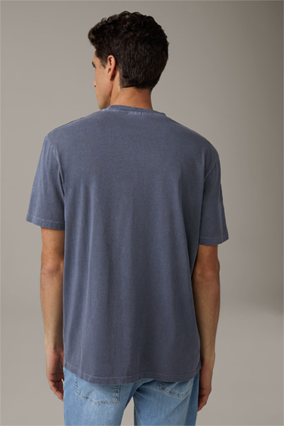 Katoenen T-shirt Phillip, donkerblauw
