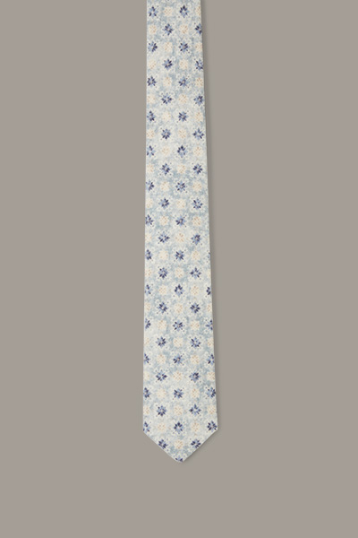 Cravate, bleu clair à motif