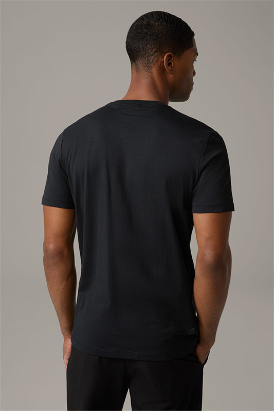 T-shirt en coton Clark, noir