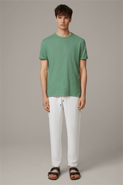 T-shirt en coton Colin, vert clair structuré
