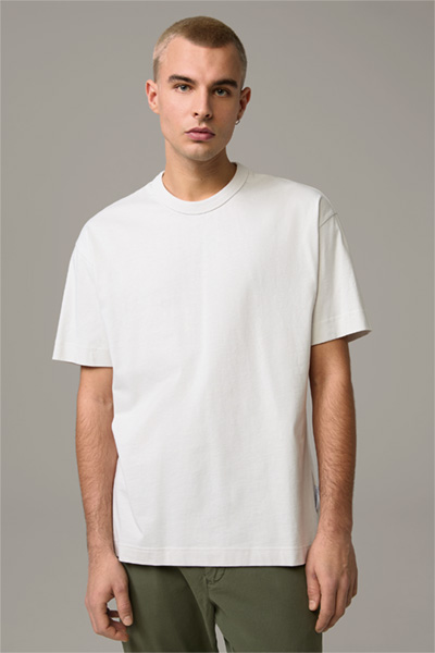 T-shirt en coton Roux, blanc cassé
