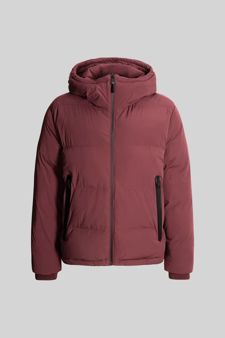 Strellson präsentiert das Produkt Puffer Jacket mit Kapuze, bordeaux aus der Kategorie Jacken als Freisteller