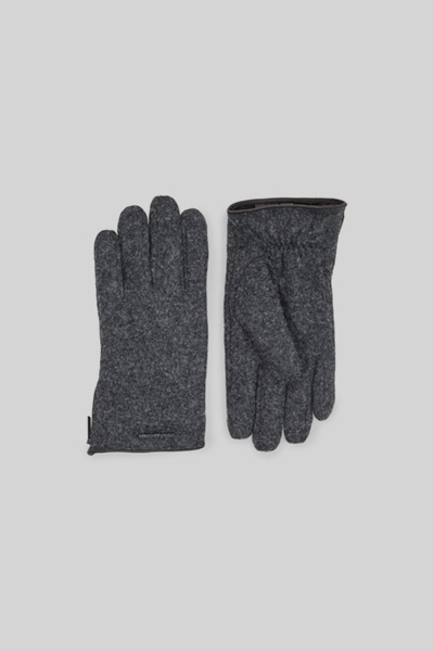 Stoffhandschuhe, grau