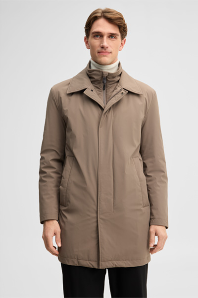 Führt zu Produktdetailseite „City-Mantel mit Umlegekragen, beige"
