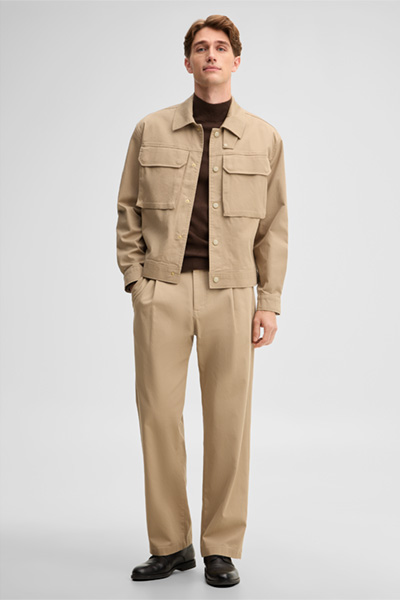 Führt zu Produktdetailseite „Kombi-Jacke, beige"