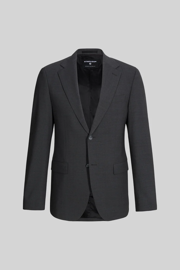 Strellson presents the product Modular suit jacket in a wool blend, anthracite from the category Modular jackets as a cut-out
