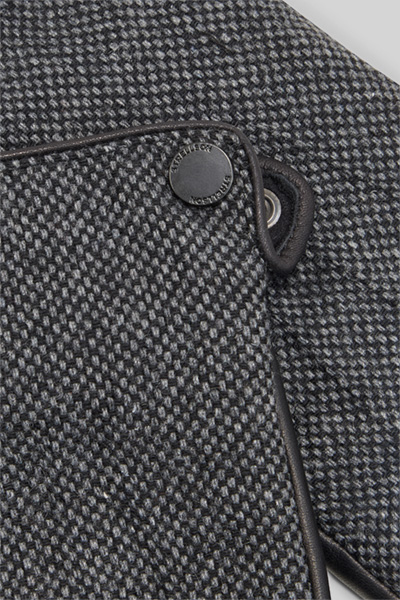 Führt zu Produktdetailseite „Handschuhe im Materialmix, anthrazit"