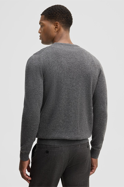 Führt zu Produktdetailseite „Pullover aus Kaschmirmix, grau"