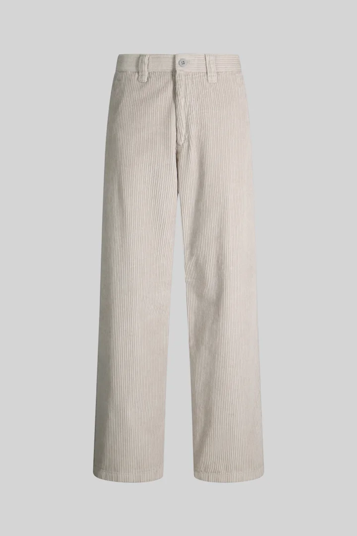Strellson presenteert het product Cordbroek, lichtgrijs uit de categorie Broeken als productfoto