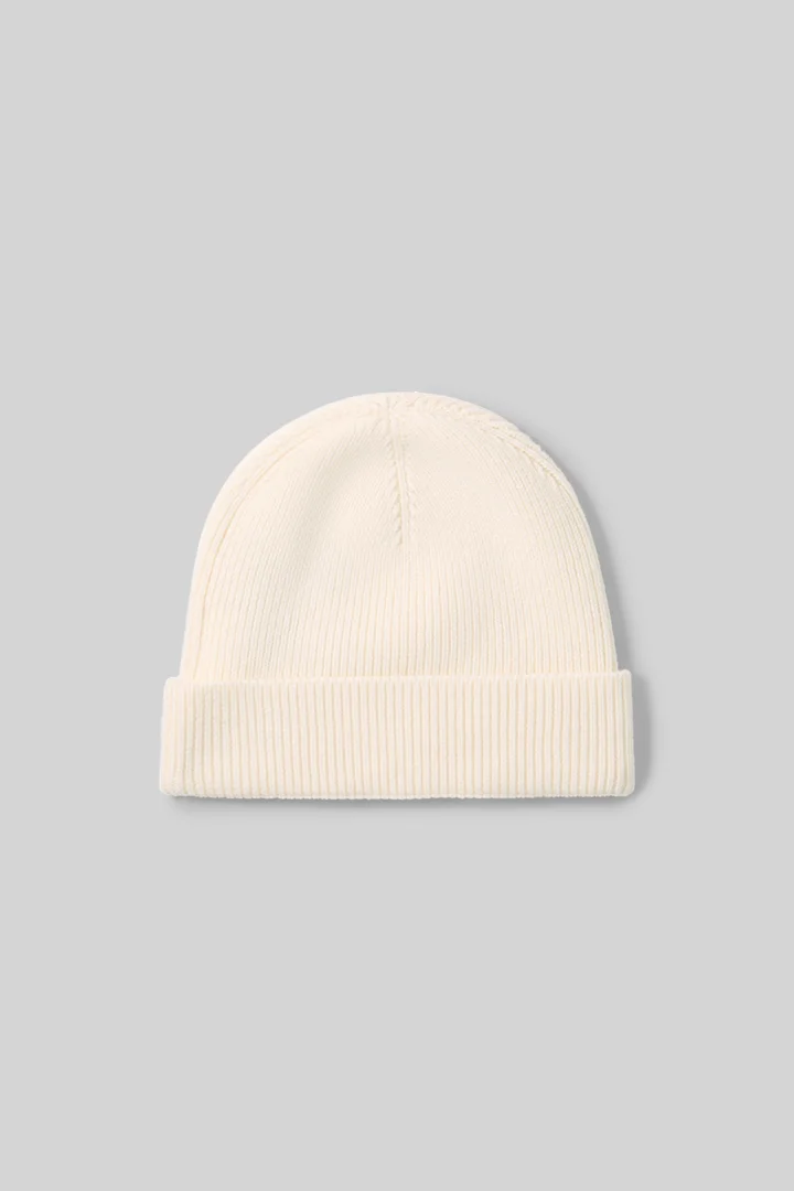 Führt zu Produktdetailseite „Mütze aus Wollmix, offwhite"