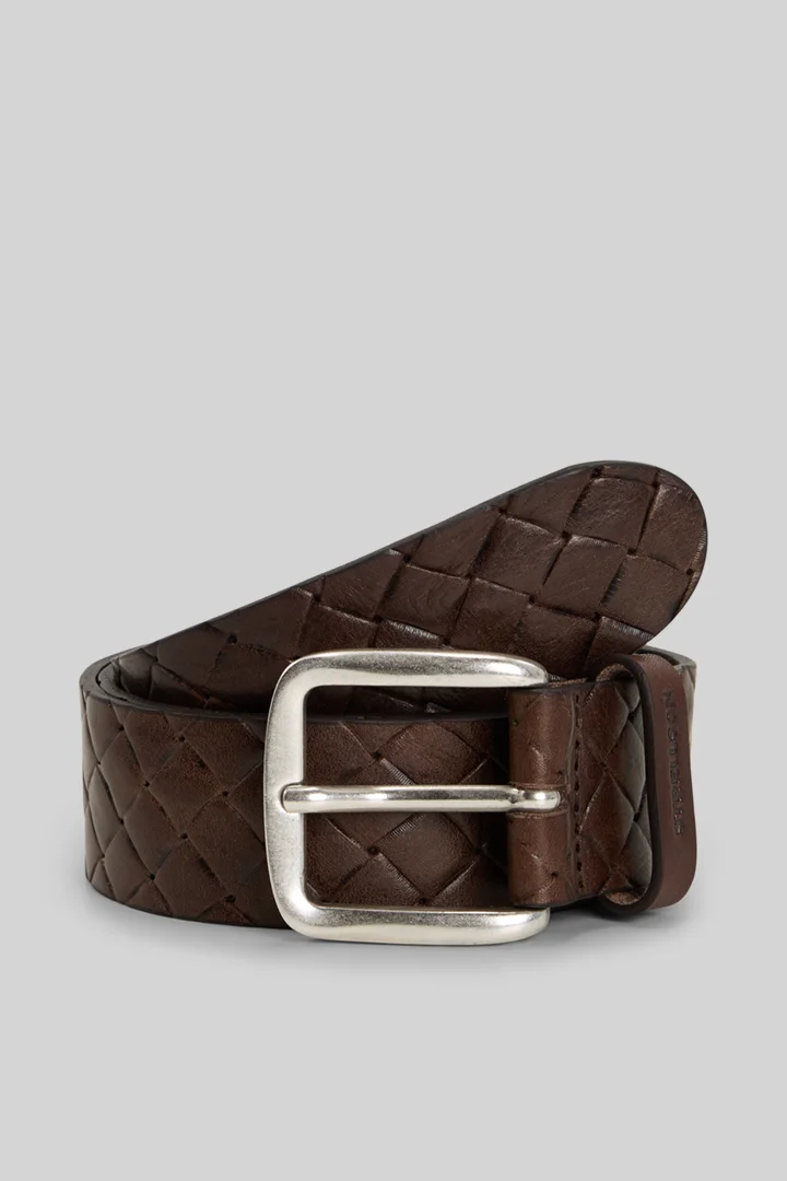 Führt zu Produktdetailseite „Gürtel aus Leder, braun"