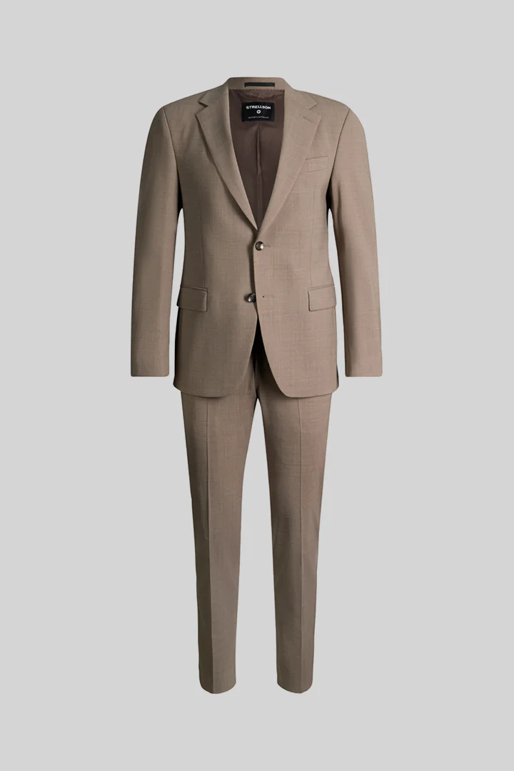 Strellson presents the product Wool-blend suit, beige from the category Suits as a cut-out