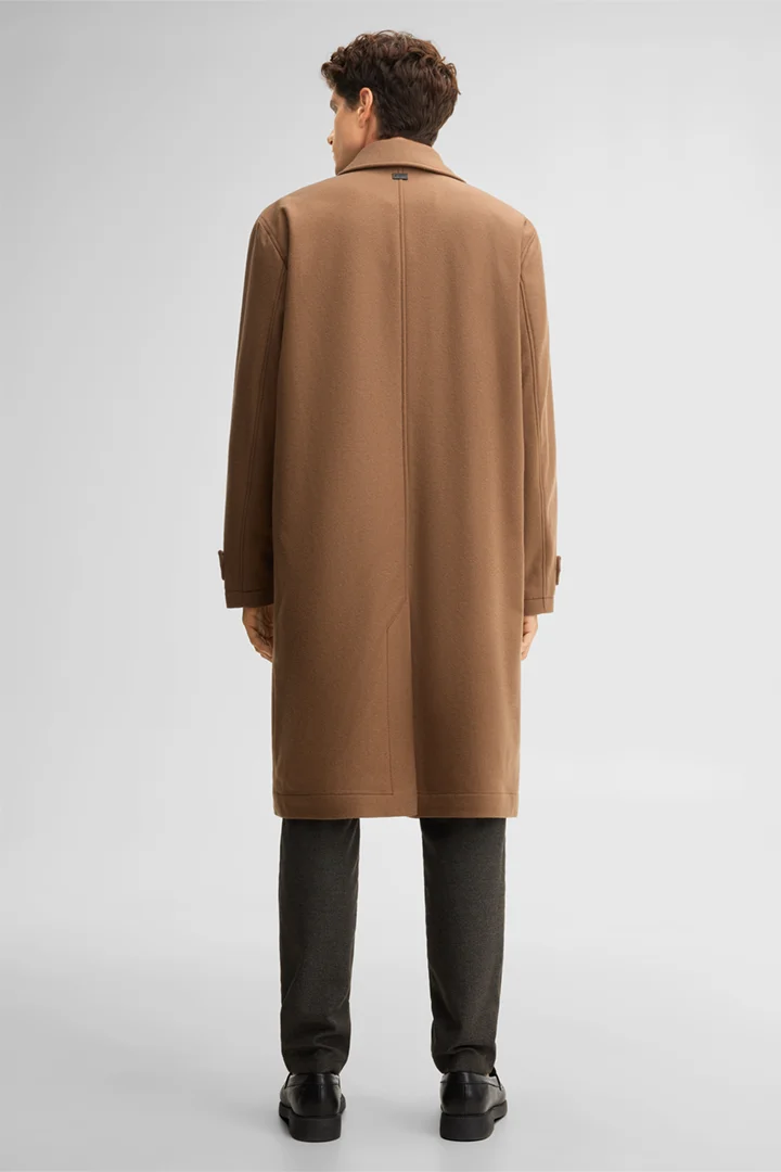 Führt zu Produktdetailseite „City-Mantel mit Umlegekragen, beige"