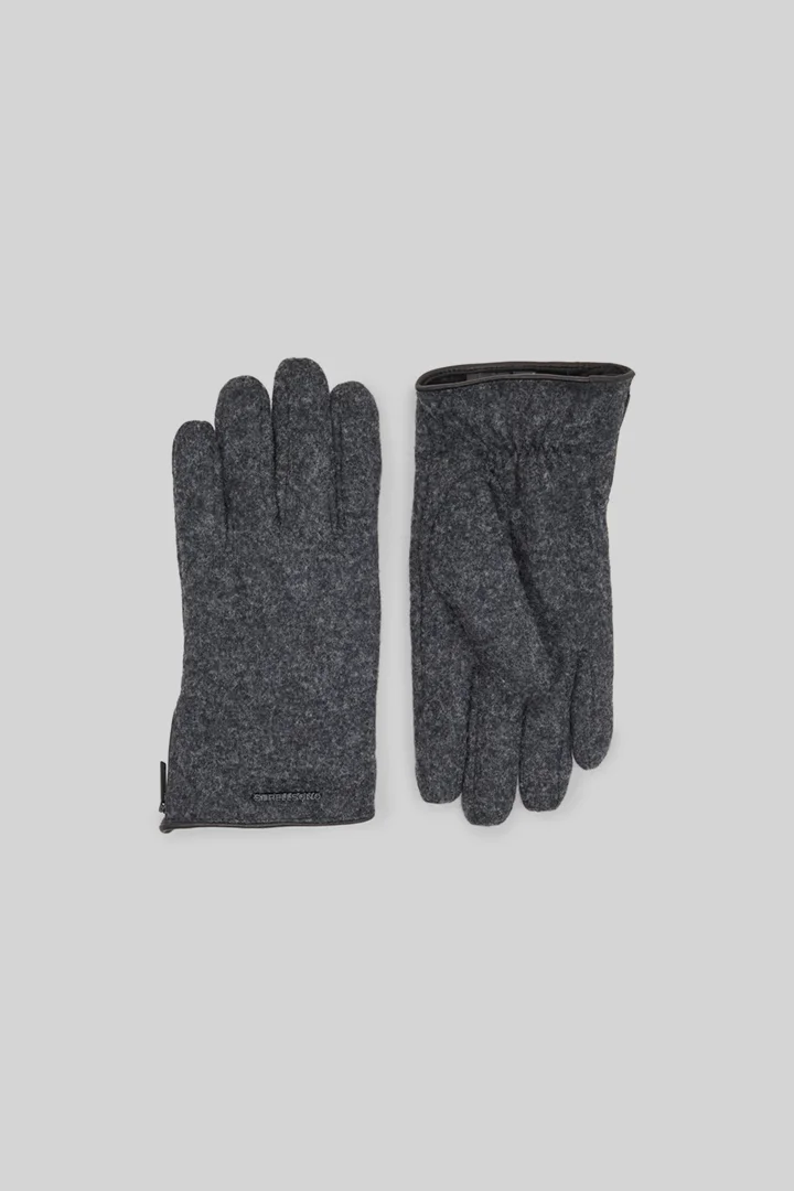 Führt zu Produktdetailseite „Wollmix-Handschuhe, grau"