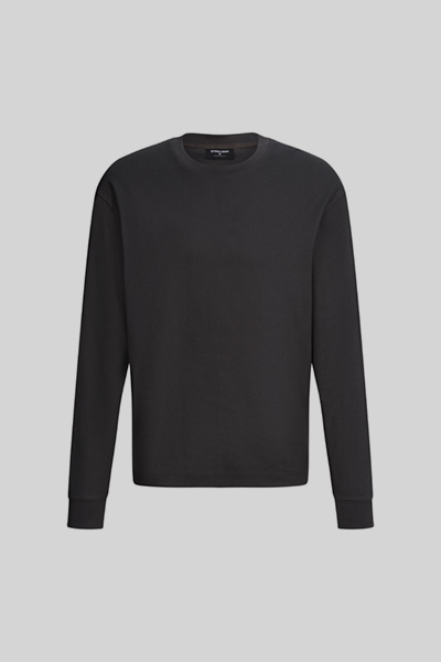 Mène à la page produit « T-shirt à col rond en coton, gris foncé »