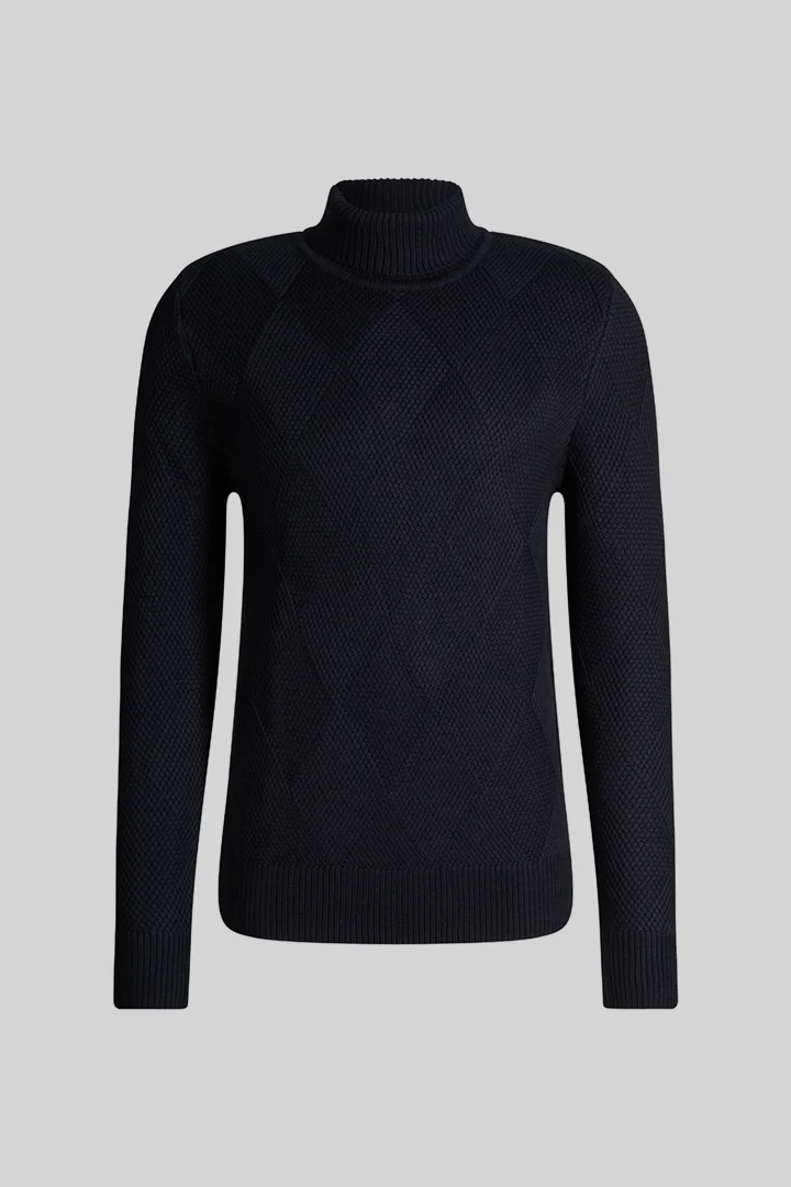 Strellson präsentiert das Produkt Rollkragen-Pullover, navy aus der Kategorie Strick als Freisteller