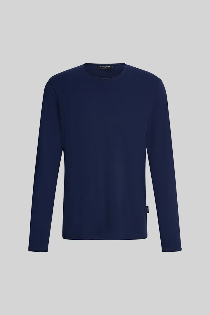 Strellson präsentiert das Produkt Longsleeve aus Baumwollmix, blau aus der Kategorie T-Shirts & Sweats als Freisteller