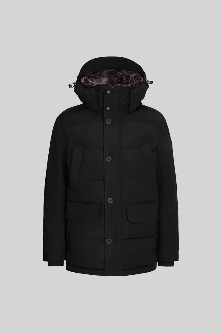 Strellson präsentiert das Produkt Steppjacke mit Kapuze, schwarz aus der Kategorie Jacken als Freisteller