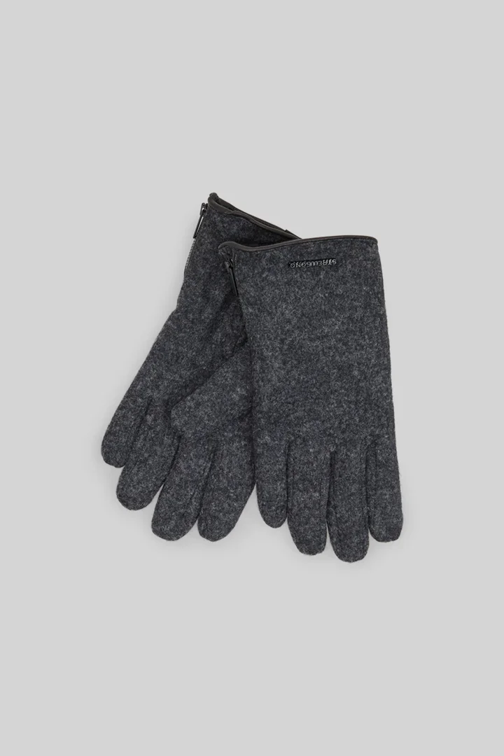 Führt zu Produktdetailseite „Stoffhandschuhe, grau"