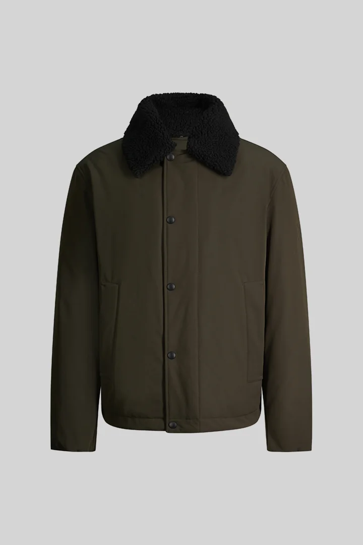Leads to product detail page "Field jacket with turn-down collar, olive"