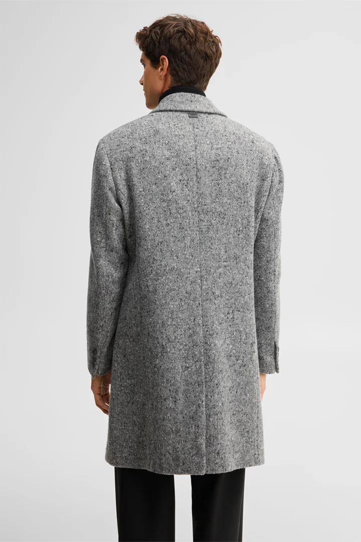 Leidt naar de productdetailpagina „Wool-blend coat, anthracite"
