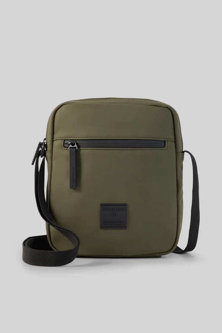 Führt zu Produktdetailseite „Schultertasche Blackpool Marcus, khaki"