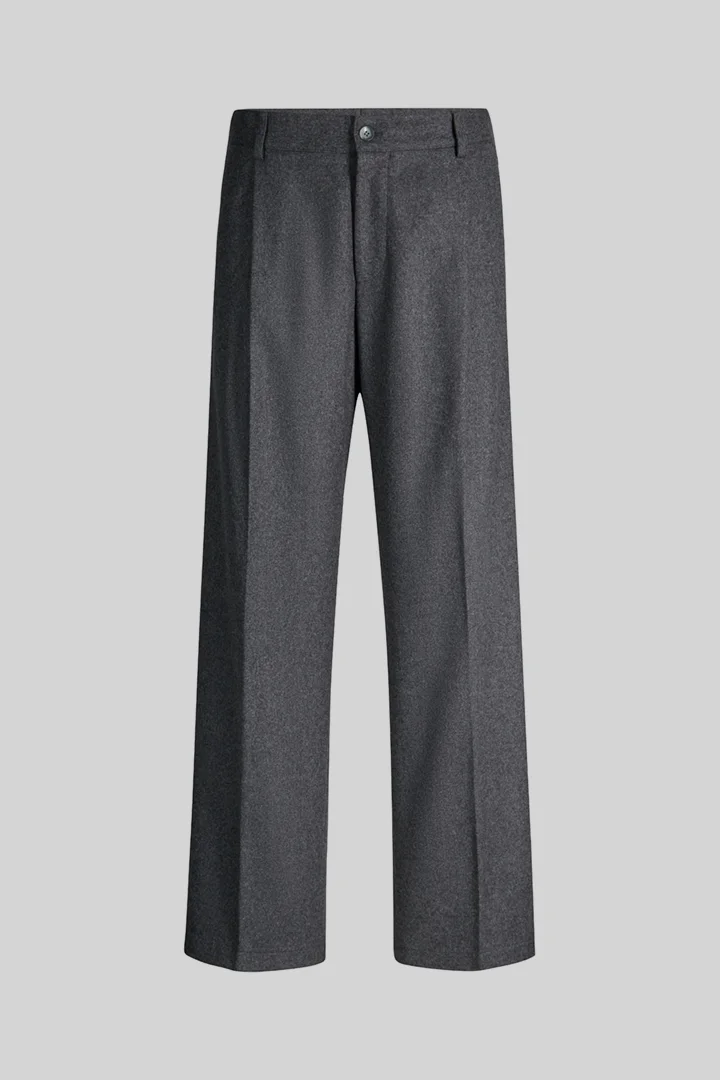 Leads to product detail page "Modular suit trousers, grey"