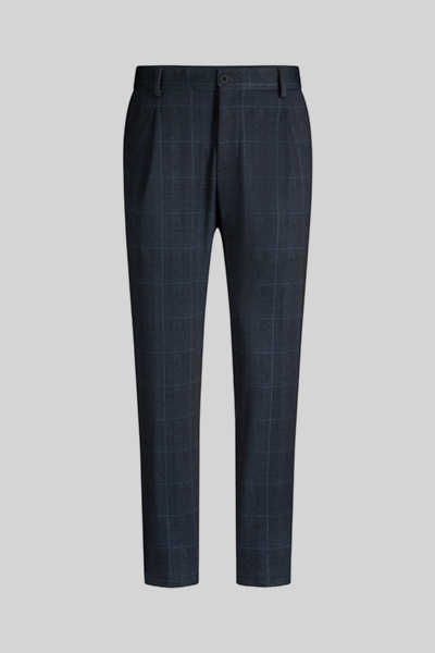 Führt zu Produktdetailseite „Chino aus Viskosemix, navy"