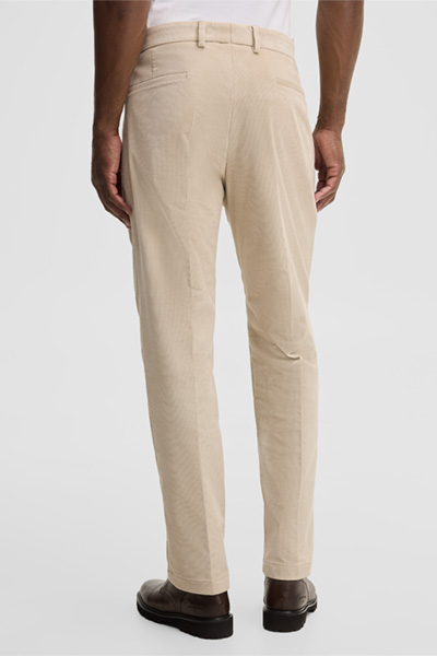 Mène à la page produit « Pantalon modulable en mélange de coton, blanc cassé »