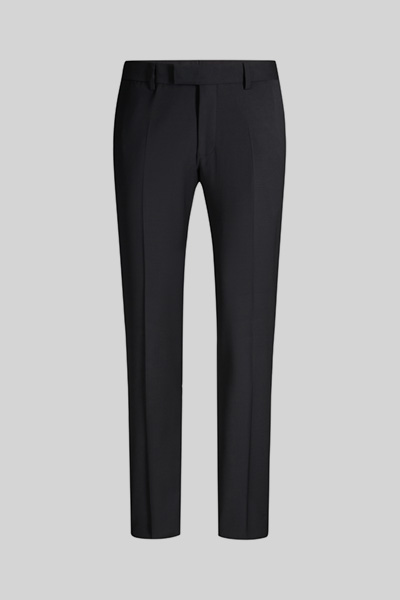 Mène à la page produit « Pantalon modulable en laine mélangée, noir »