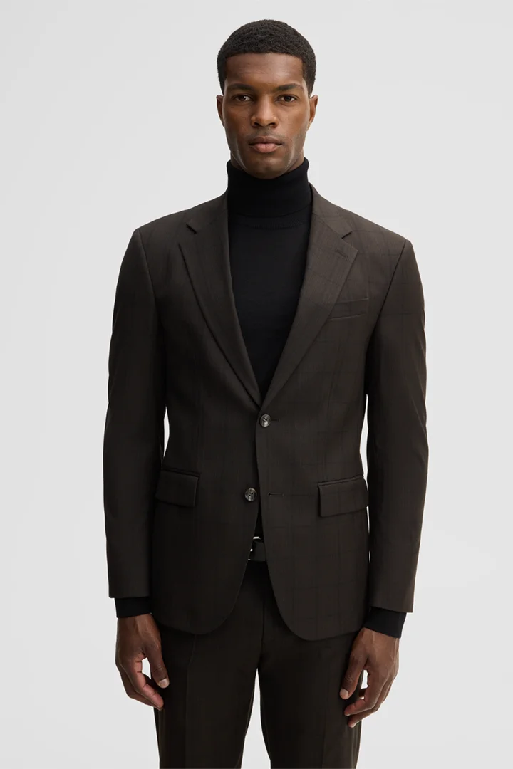 Mène à la page produit « Veste modulable en mélange de viscose, marron »