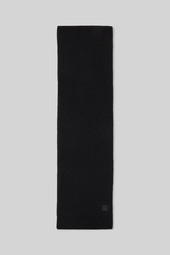 Führt zu Produktdetailseite „Schal aus Wollmix, schwarz"