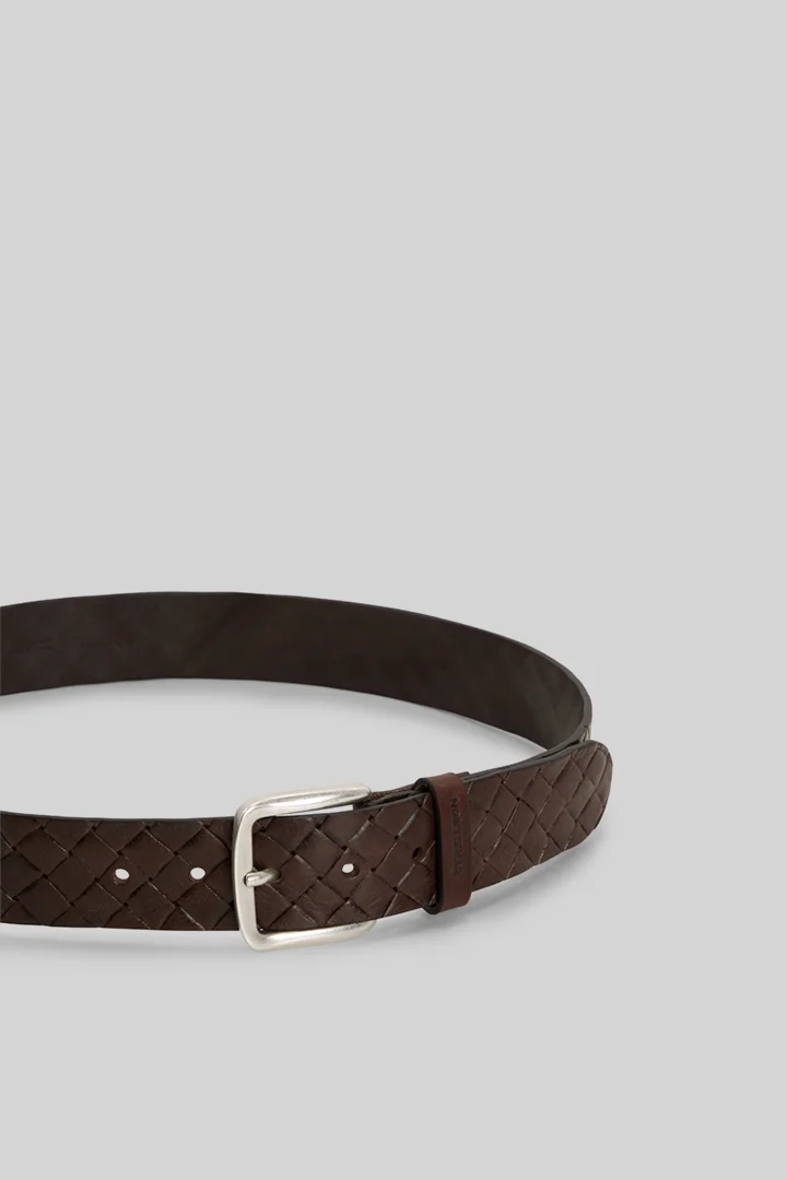 Führt zu Produktdetailseite „Gürtel aus Leder, braun"