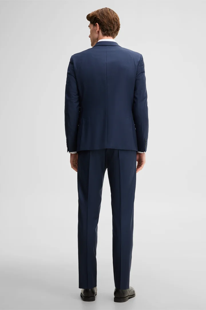 Führt zu Produktdetailseite „Schurwoll-Anzug, navy"