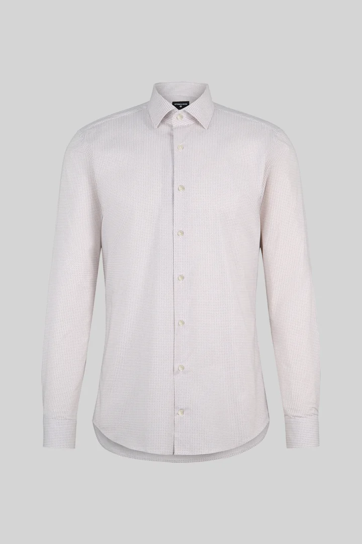 Strellson presents the product Stretch shirt with a Kent collar, white from the category Shirts as a cut-out