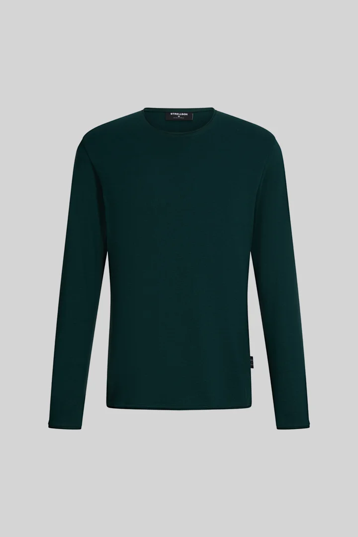 Strellson präsentiert das Produkt Longsleeve aus Baumwollmix, petrol aus der Kategorie T-Shirts & Sweats als Freisteller
