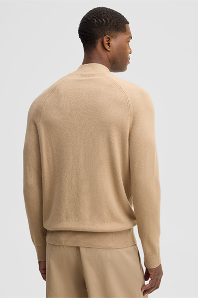 Leads to product detail page "Cotton-blend jumper, beige"
