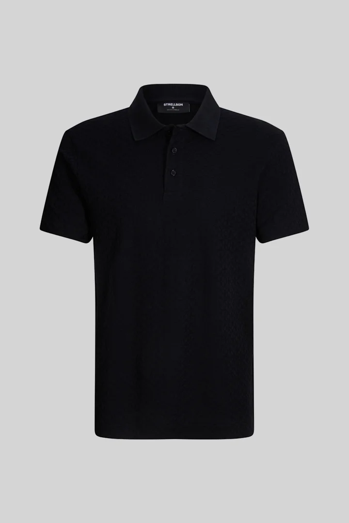 Führt zu Produktdetailseite „Poloshirt aus reiner Baumwolle, navy"
