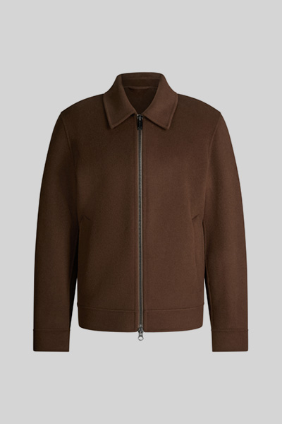 Führt zu Produktdetailseite „Blouson aus Wollmix, braun"