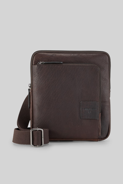 Führt zu Produktdetailseite „Schultertasche Hyde Park Brian, dunkelbraun"