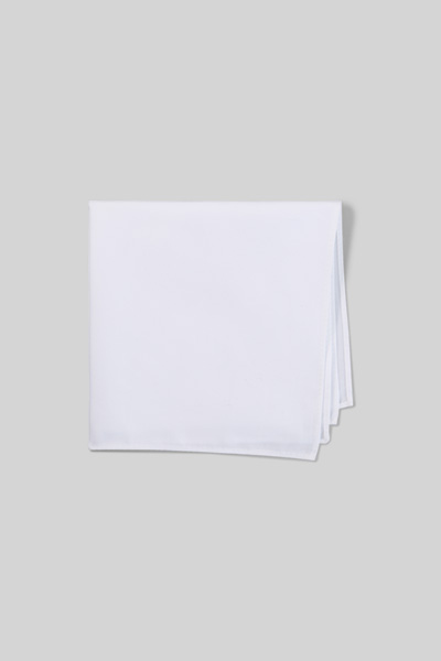 Pochette en coton, blanche