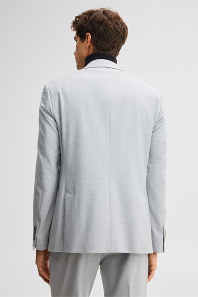 Mène à la page produit « Veste modulable en laine mélangée, grise »