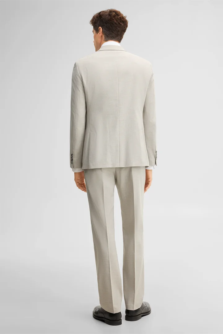 Führt zu Produktdetailseite „Anzug aus Wollmix, beige"