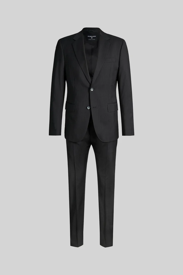 Leads to product detail page "Virgin wool suit, anthracite"