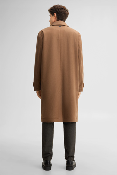 Führt zu Produktdetailseite „City-Mantel mit Umlegekragen, beige"