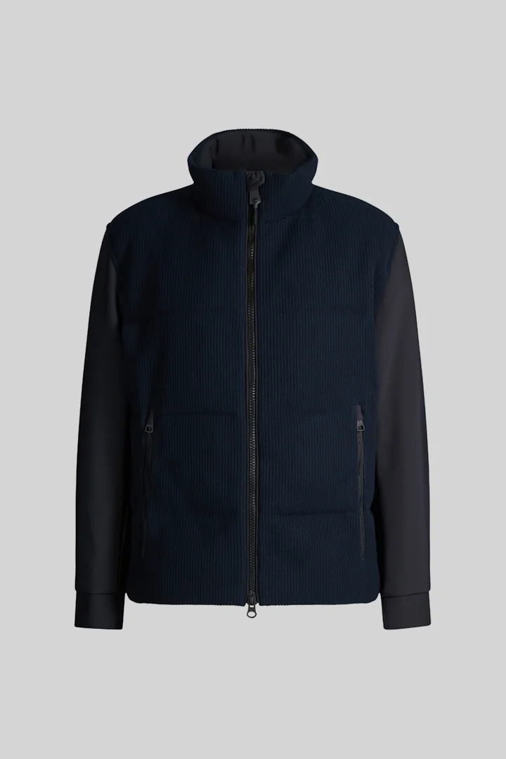 Strellson presents the product Flex Knit Jacket in Dark Blue from the category Jackets & Coats as a cut-out