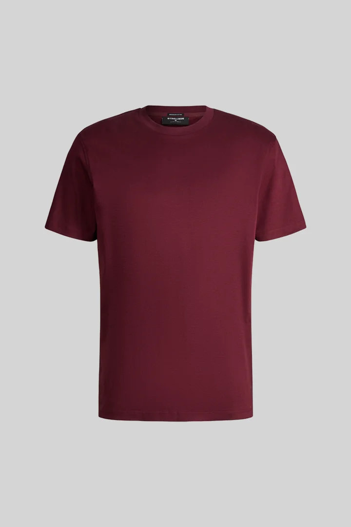 Strellson presents the product Pure cotton t-shirt, burgundy from the category T-shirts & sweatshirts as a cut-out