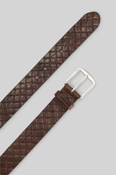 Führt zu Produktdetailseite „Gürtel aus Leder, braun"