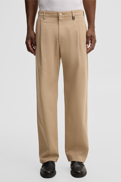 Führt zu Produktdetailseite „Hose mit Stretch, beige"